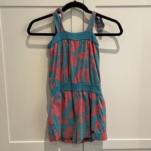 Tea Romper, shorts bottom, size 7